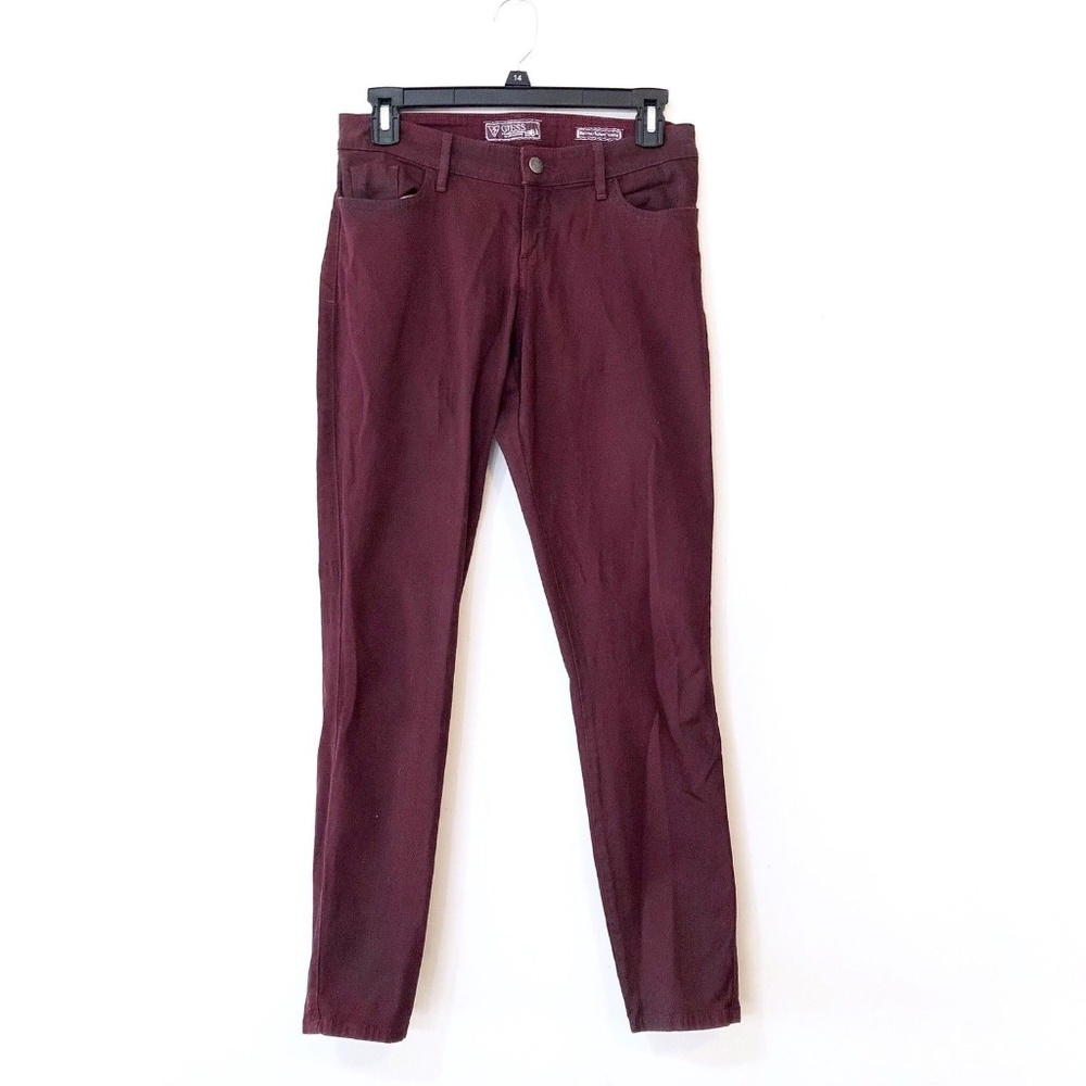 GUESS Maroon Skinny Jeans Women's Size 28
